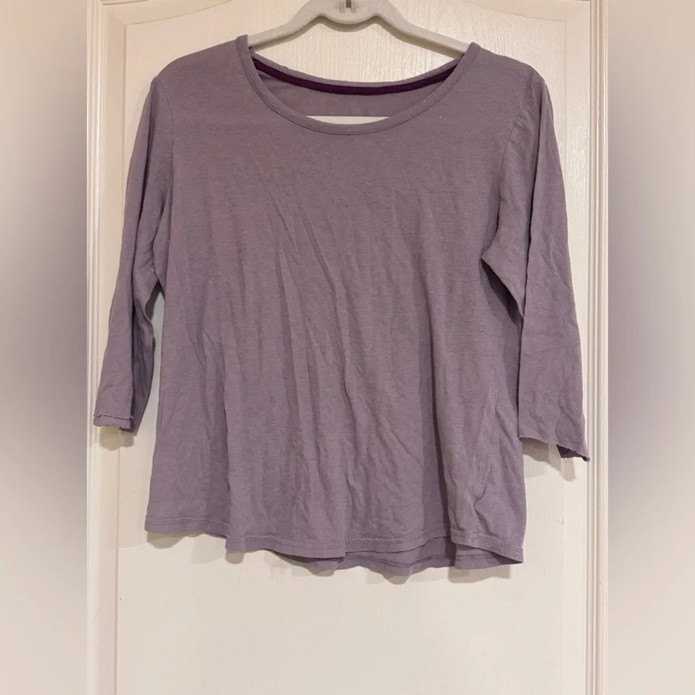 Gilligan&OMalley purple half sleeve pajama top​​​​